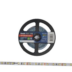 ULS-M11-2835-60LED-m-8mm-IP20-DC12V-4.8W-m-5M-6500K PROFI Гибкая светодиодная лента на самоклеящейся основе, Катушка 5м, в герметичной упаковке, Дневной свет 6500K.