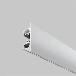 Алюминиевый профиль накладной 18×48 (Серебро, 2 м), ALM-1848-S-2M (Серебро)