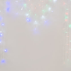 ULD-E1906-180-DTK MULTI IP20 RAINBOW-2 Занавес светодиодный фигурный Радуга, 1.9х0.6м, 14 подвесов, 180 светодиодов, Красный, зеленый, белый, синий свет, Провод прозрачный.