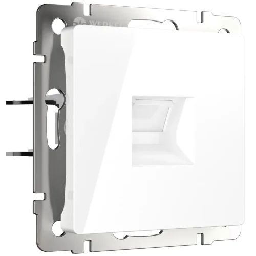 Розетка Ethernet RJ-45 (белая) W1181001 - фото