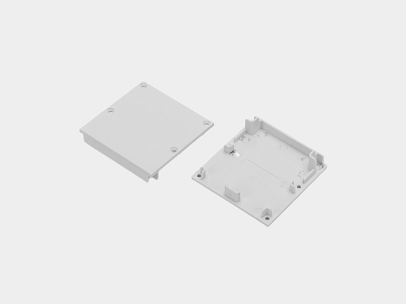 Заглушки LS5050-W-ECS для профиляDesignLed LS.5050-W (комплект, 2 шт), LS5050-W-ECS. Фото 2