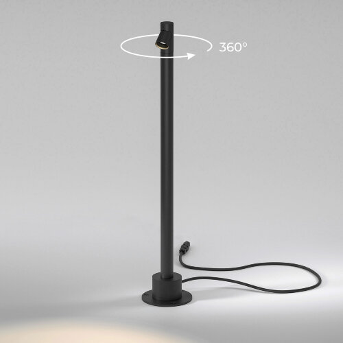 Светильник садово-парковый светодиодный Rone черный - Фото 2