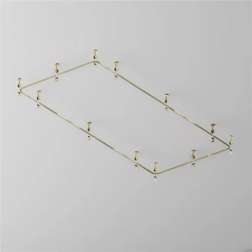 Радиусный коннектор для шинопровода Flarity латунь (Латунь) - фото