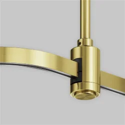 Радиусный коннектор для шинопровода Flarity латунь (Латунь)