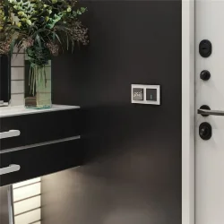 Умный сенсорный выключатель одноклавишный (черный) W4510608