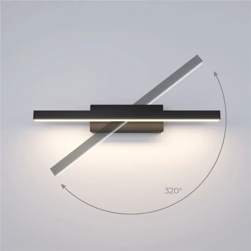 Настенный светодиодный светильник 40121/LED черный - фото 2