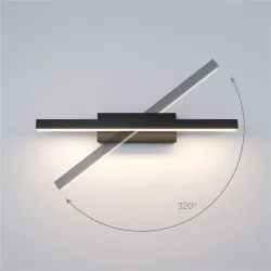 Настенный светодиодный светильник 40121/LED черный (061222)