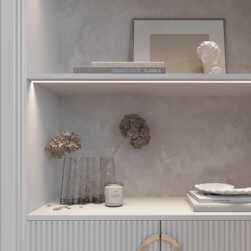 Светодиодная лента COB-X528-8mm 24V Warm3000 (6 W/m, IP20, 5m, FreeCut) (Arlight, Свободная резка) - фото 4