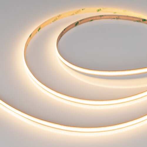 Светодиодная лента COB-X528-8mm 24V Warm3000 (6 W/m, IP20, 5m, FreeCut) (Arlight, Свободная резка) - фото 1