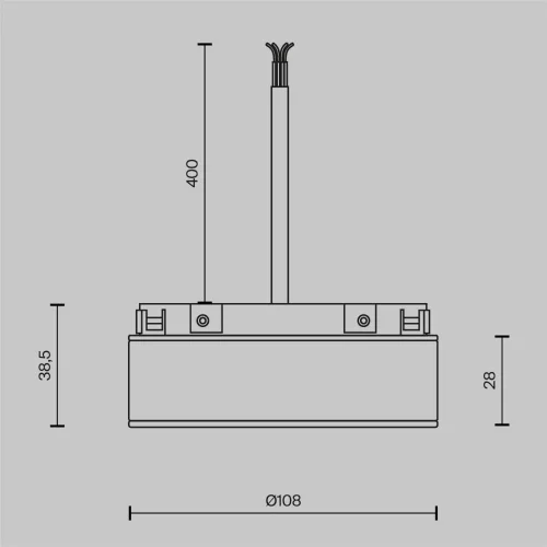Источник напряжения встраиваемый Basity 48V, 100Вт, черный (Черный) TRA172DR-100W-B - фото 5