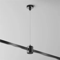 Подвес тросовый Hang с прямым коннектором питания Flarity черный (Черный)