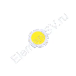 Светодиодная COB матрица 23мм W18 (45-48V, 15W, 300mA, warm white)