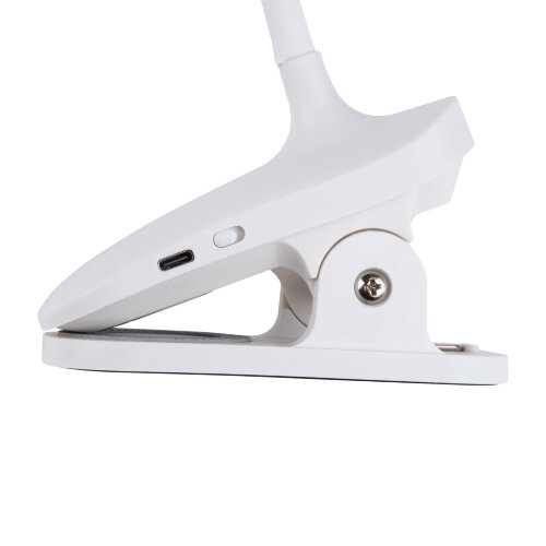 ULM-D602 10W-3000-6000K-DIM WHITE Светильник настольный светодиодный прищепка, Сенсорный выключатель, Диммер, Белый, TM Uniel - фото 5