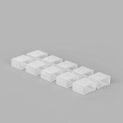 Заглушки для лент COB 24V 480Led 14W IP68 2pkt End Cup 24V СОВ