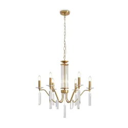 Подвесной светильник Freya FR2041PL-06BS (Латунь)