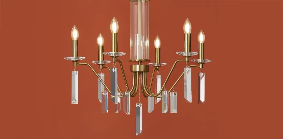 Подвесной светильник Урожай / Harvest (Латунь) FR2041PL-06BS - фото 14