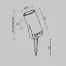 Ландшафтный светильник Outdoor O050FL-L30GR3K (Серый) O050FL-L30GR3K - фото 4