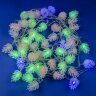 ULD-S0500-050-DTA MULTI IP20 PINE CONES Гирлянда светодиодная Шишки, 5м, 50 светодиодов, Разноцветный свет, Провод прозрачный - фото 1