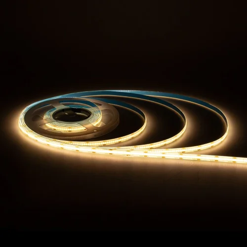Светодиодная лента COB, 320 chip/m, warm white, 12V, IP65, CRI>90, R15 - фото I