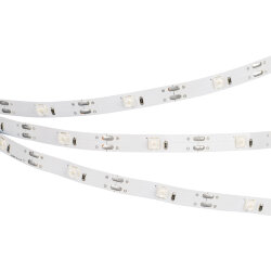 Светодиодная лента RT-5000-6060LENS-20-12V White6000 (10mm, 10W/m, IP20) (Arlight, Открытый)