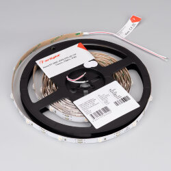 Светодиодная лента RT-5000-6060LENS-20-12V White6000 (10mm, 10W/m, IP20) (Arlight, Открытый)