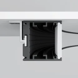 Радиусный профиль 35x35 Ø1500мм внутренний 1/4 круга черный (Черный)