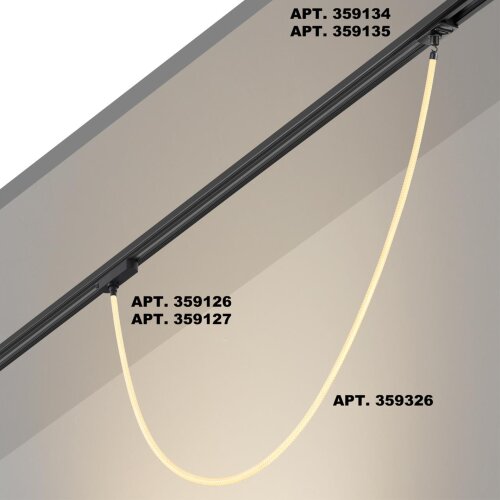 Светильник светодиодный "ГИБКИЙ НЕОН" «Novotech» 359326, серия: RAMO. Фото 2.