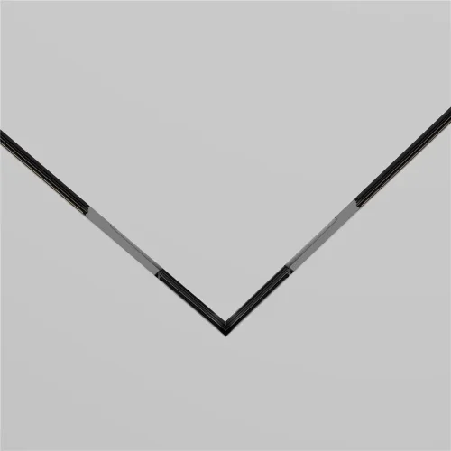 Коннектор угловой встраиваемый под ГКЛ 9,5 мм Levity (Черный) - фото 2