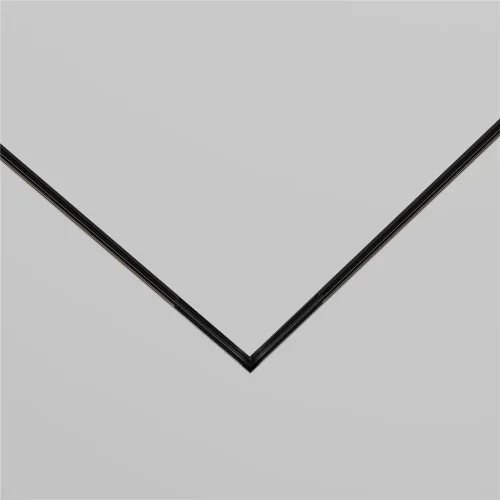 Коннектор угловой встраиваемый под ГКЛ 9,5 мм Levity (Черный) - фото 6