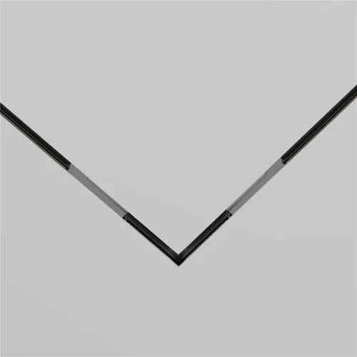 Коннектор угловой встраиваемый под ГКЛ 9,5 мм Levity (Черный) TRA184CL-12B - фото 4