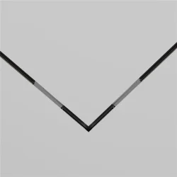 Коннектор угловой встраиваемый под ГКЛ 9,5 мм Levity (Черный) TRA184CL-12B