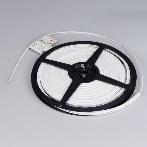 Светодиодная лента герметичная MOONLIGHT-SIDE-Т-М196-03х06mm 24V Warm3000 (7.2 W/m, IP54, 2216, 5m, wire х2) (Arlight, Вывод прямой, 3 года) 039570 - фото 3