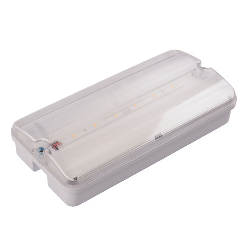 ULW-K25A 6W-4000K IP65 WHITE Светильник светодиодный влагозащищенный, Белый свет 4000K, 660Лм, Размер 220x105x50мм, Корпус белый - фото 2