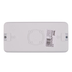 ULW-K25A 6W-4000K IP65 WHITE Светильник светодиодный влагозащищенный, Белый свет 4000K, 660Лм, Размер 220x105x50мм, Корпус белый