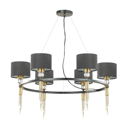 Люстра подвесная «LUMION» 4516/6, серия: SANTIAGO (крепление на планке). Фото 1.