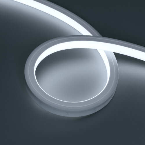 Светодиодная лента герметичная NOVA-TOP-PU-A120-16x15mm 24V White7200 (10 W/m, IP68, 5m, wire x2) (Arlight, Полиуретан) - фото 1