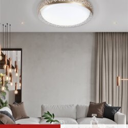 Светильник светодиодный COMFORT HONEY 75Вт 230В 3000-6500K 6000Лм 500х120мм c пультом ДУ IN HOME