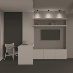 Потолочный светильник Alfa LED 3000K 1x12Вт 24° (Черный)