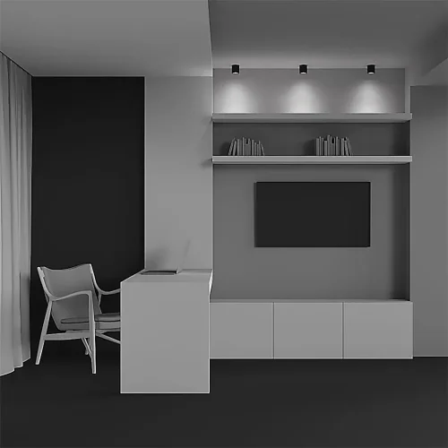 Потолочный светильник Alfa LED 3000K 1x12Вт 24° (Черный) - фото 9