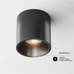 Потолочный светильник Альфа / Alfa LED 12 Вт 3000 К 24° (Черный) C064CL-L12B3K