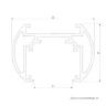 Slim Magnetic Шинопровод накладной черный (2 м) 85133/00 85133/00 - фото 7