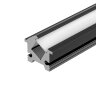 Профиль SL-BEVEL-H12-F13-2000 ANOD BLACK (Arlight, Алюминий) - фото 1