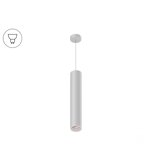 Подвесной светильник Trunk Hang (RAL9003/D55/320mm — GU10) - фото 1