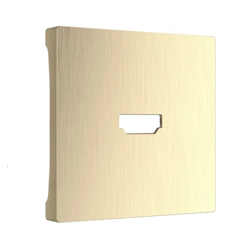 W1196010/ Накладка для розетки HDMI (шампань рифленый) W1196010 - фото