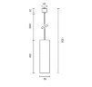 Трековый подвесной светильник Фокус / Focus Unity GU10 10Вт (Черный) TR025-1-GU10-MG - фото 3