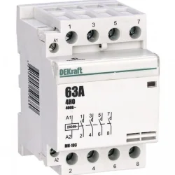 Контактор модульный МК-103 4НО 63А 230В DEKraft 18088DEK