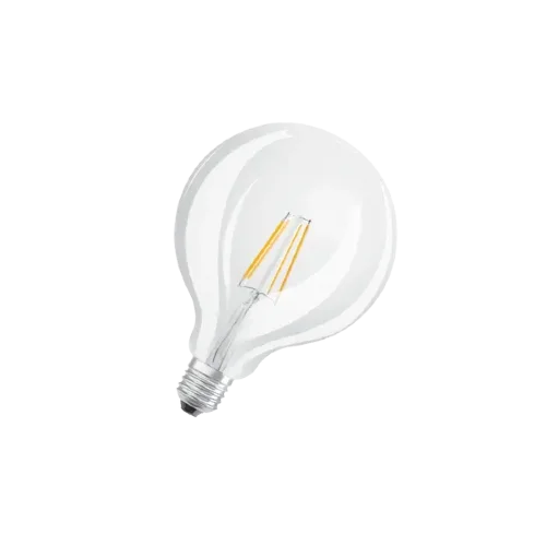 Лампа светодиодная филаментная 6.5W/2700K (=60W) E27 | GLOBE 125 | LED Star 4Y FILAMENT | - OSRAM. Фото
