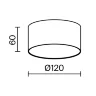 Потолочный светильник Зон / Zon 12 Вт 3000 К 120° (Белый) C032CL-12W3K-RD-W - фото 6