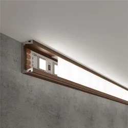 Накладной алюминиевый профиль для светодиодной ленты LL-2-ALP006 (053621)