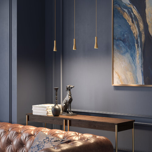 Светильник подвесной светодиодный Pino 5W 4000K золотой - Фото 4